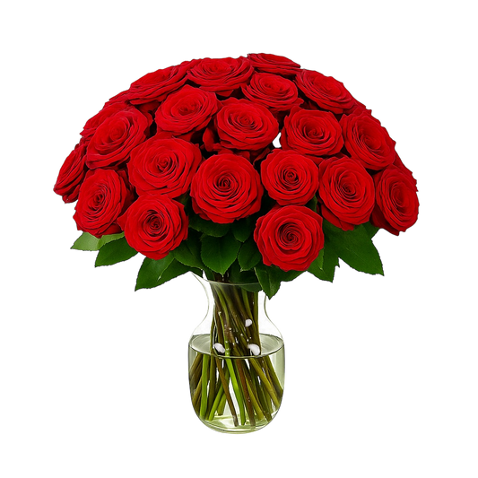 röda naomi rosor bukett – Netflora; exklusiva röda rosor – Röda Naomi