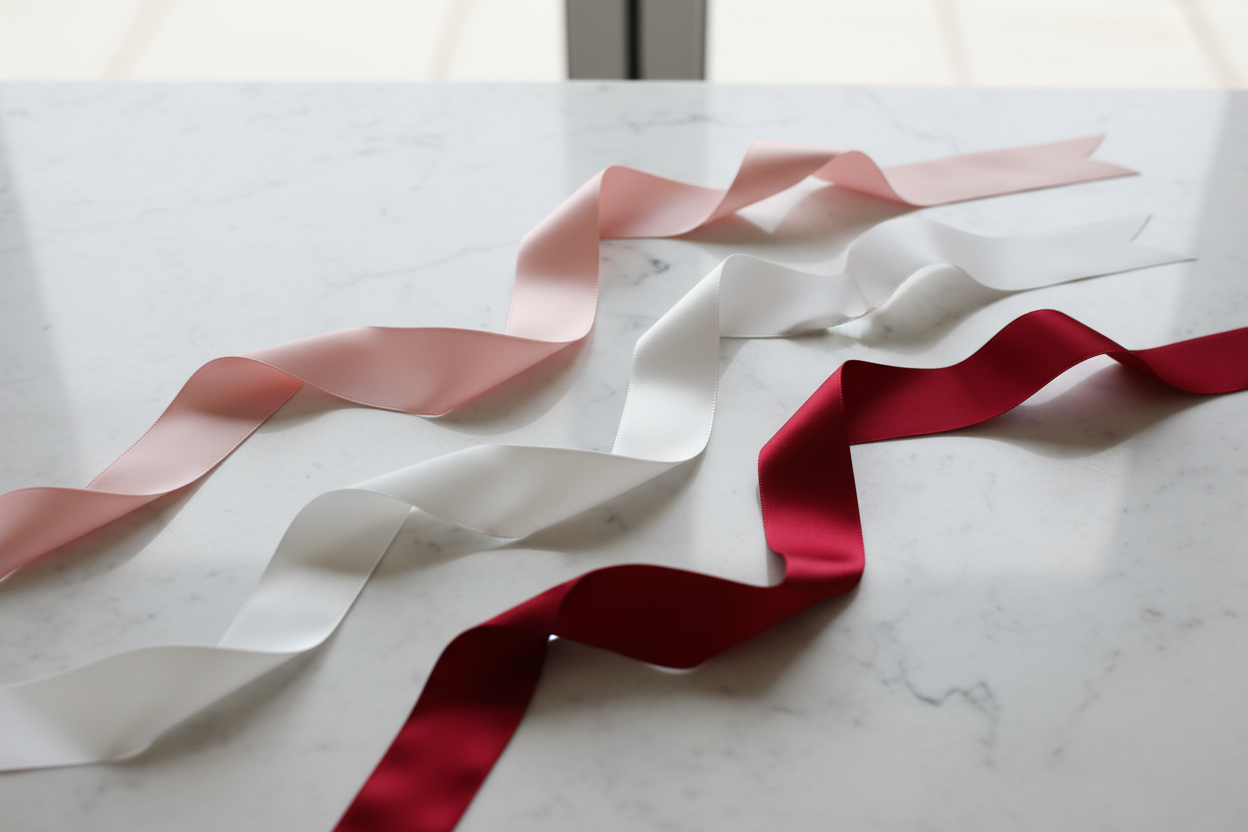 Färgpalett - Silkesband utan text