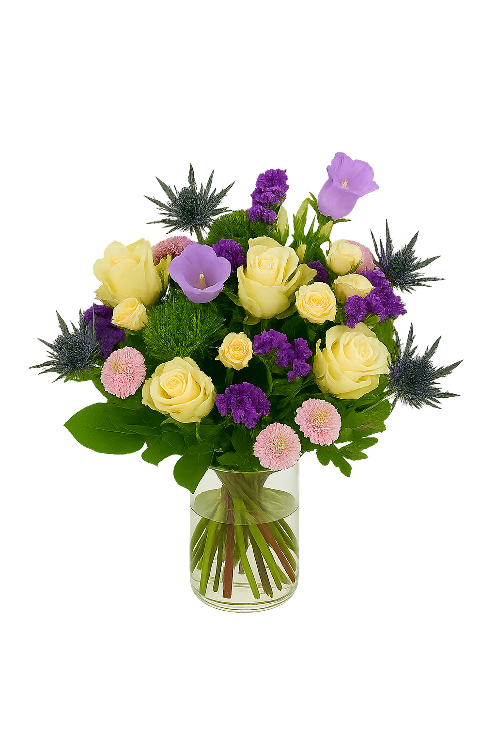Mors Dagsbukett – Elegant & Handbunden i Pastell