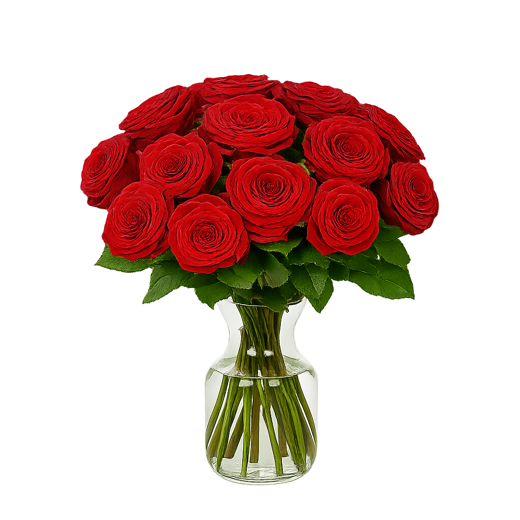 röda naomi rosor bukett – Netflora; exklusiva röda rosor – Röda Naomi