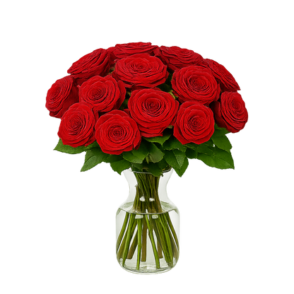 röda naomi rosor bukett – Netflora; exklusiva röda rosor – Röda Naomi