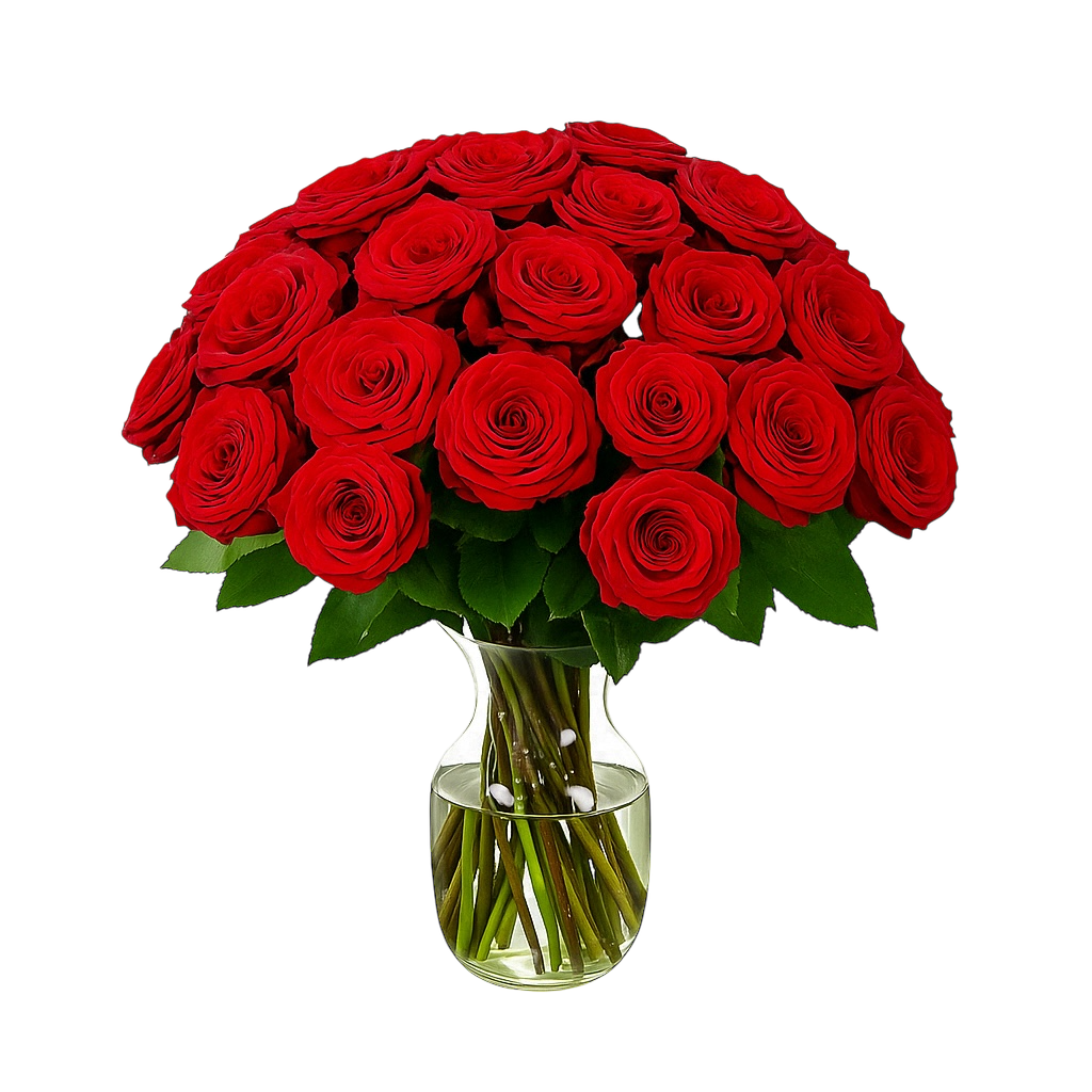 röda naomi rosor bukett – Netflora; exklusiva röda rosor – Röda Naomi