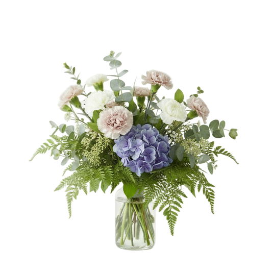 Elegant Harmoni bukett med vit bakgrund