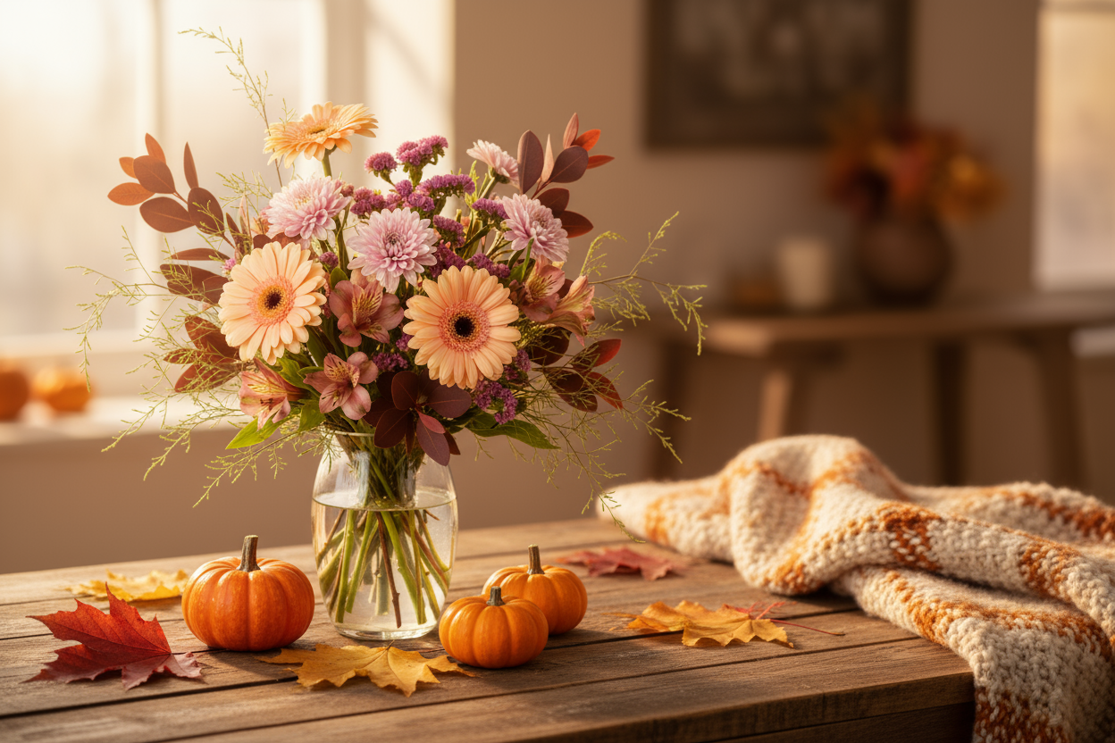 Höstbukett - Kreativ komposition