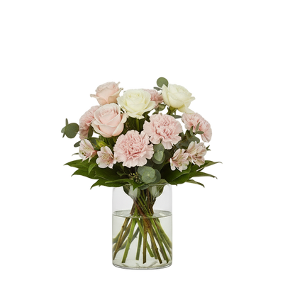 Liten ljusrosa bukett