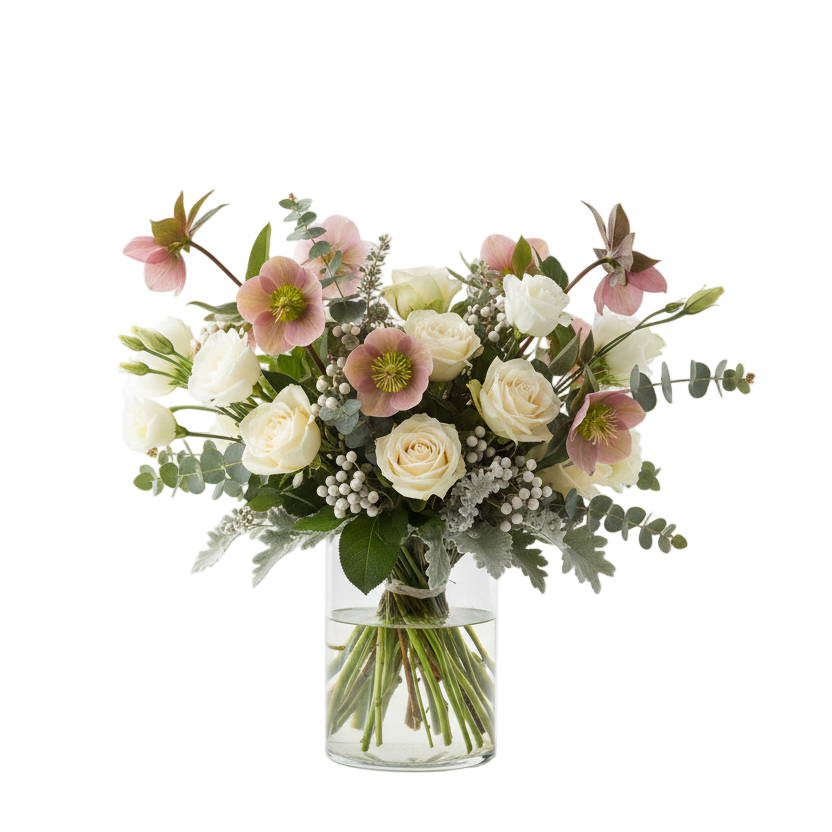 Romantisk vinterbukett