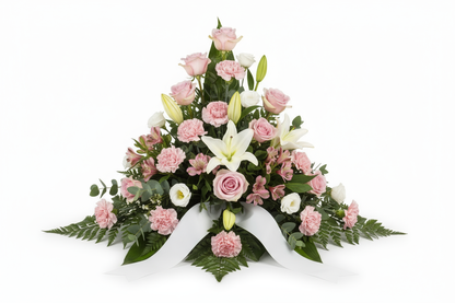 Rosa begravningsarrangemang