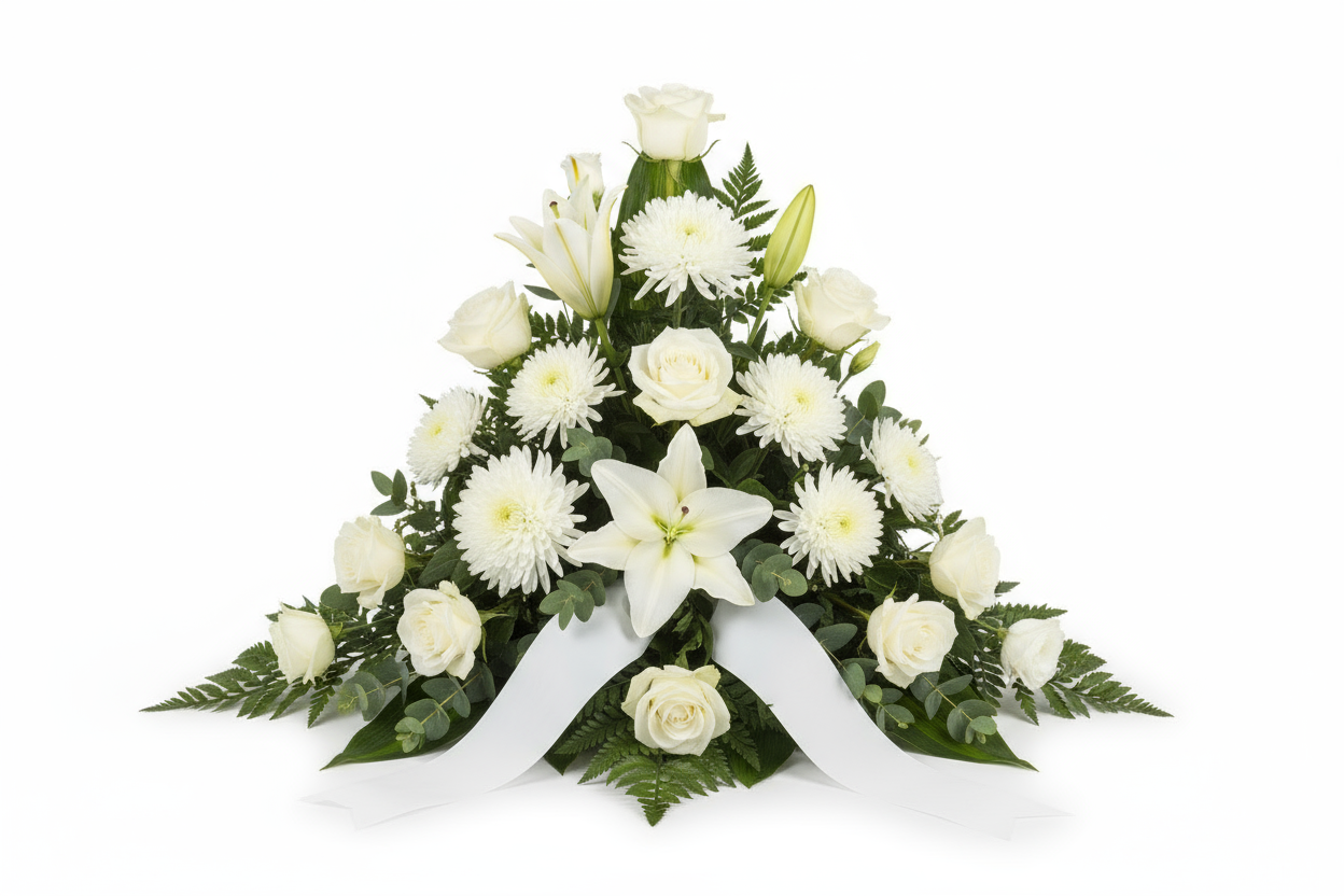 Vitt begravningsarrangemang